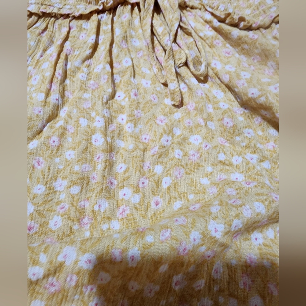 Hippie Rose Smocked Maxi Daisy Print Xs - Picture 4 of 4